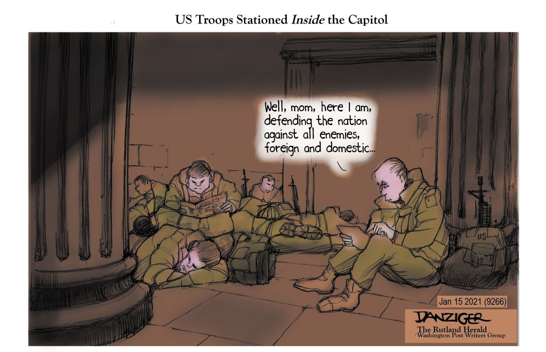 Jeff Danziger cartoon